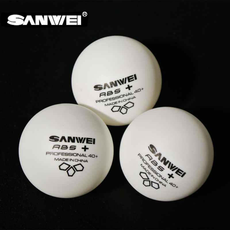 SANWEI 3 STAR ABS+ Table Tennis Training BALL 100pcs/bag